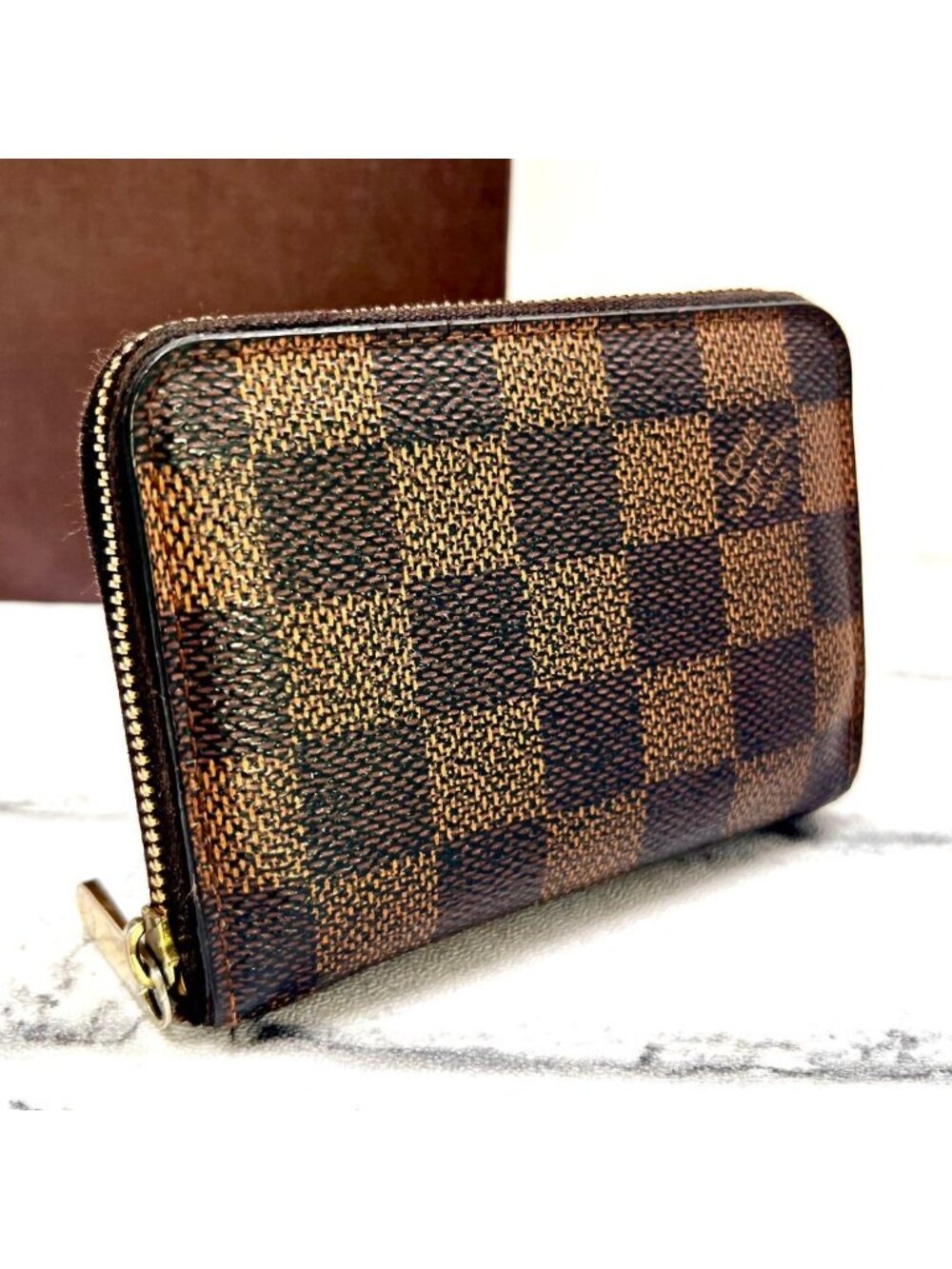 Louis Vuitton Damier Ebene Zippy Coin Purse